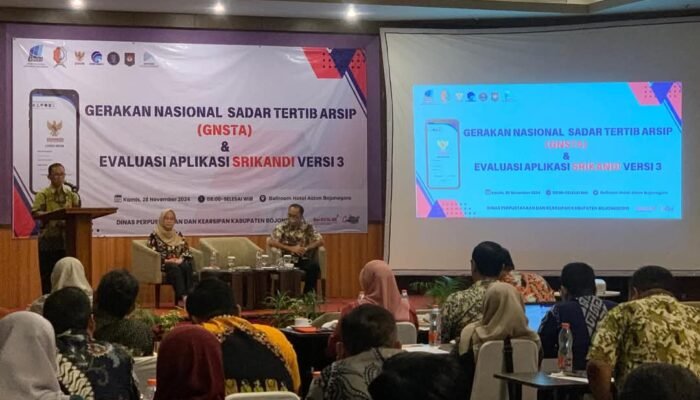 Dinas Perpustakaan dan Kearsipan Bojonegoro Sukseskan GNSTA