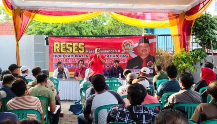 Mujid Riduan Dari Fraksi PDI Perjuangan Gelar Reses Masa Sidang II Tahun 2024