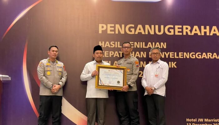 Polres Bojonegoro Raih Predikat Kualitas Tinggi Pelayanan Publik Tingkat Nasional