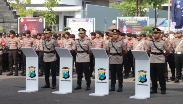 Kapolres Bojonegoro Pimpin sertijab Waka Polres dan Kasat Lantas
