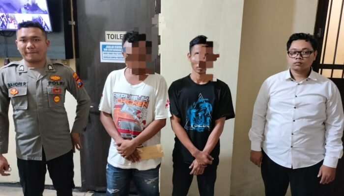 Dua Tersangka Kasus Sabu Ditangkap Polres Nganjuk