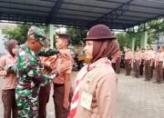 60 Pelajar Resmi Menjadi Angota Saka Wira Kartika Kodim 0813 Bojonegoro