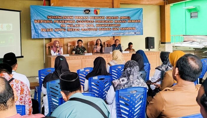 Bersama SPPG Mitra Mandiri BGN, Kodim Bojonegoro Sosialisasi Program MBG
