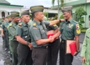 Dandim Lamonggan Letkol Arm Ketut Wira Purbawan S I P, HAN Pimpin Acara Pelepasan Anggota Purna Tugas