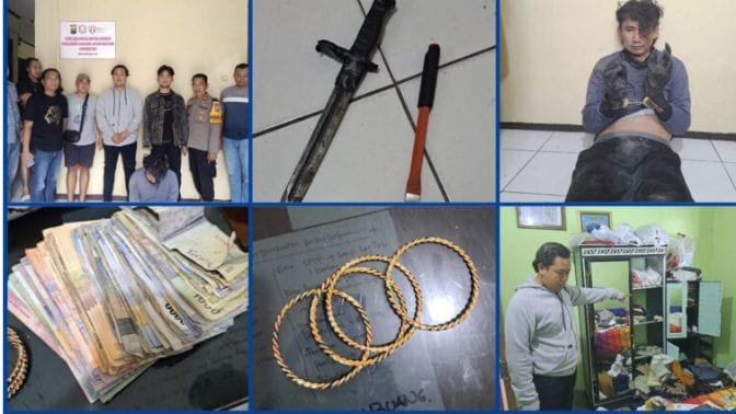 Unit Reskrim Sukodadi bersama Tim Joko Tingkir Berhasil Bekuk Pembobol Rumah