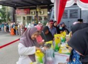 Bazar Sembako Murah Polres Lamongan Ludes Diserbu Warga dalam Hitungan Jam