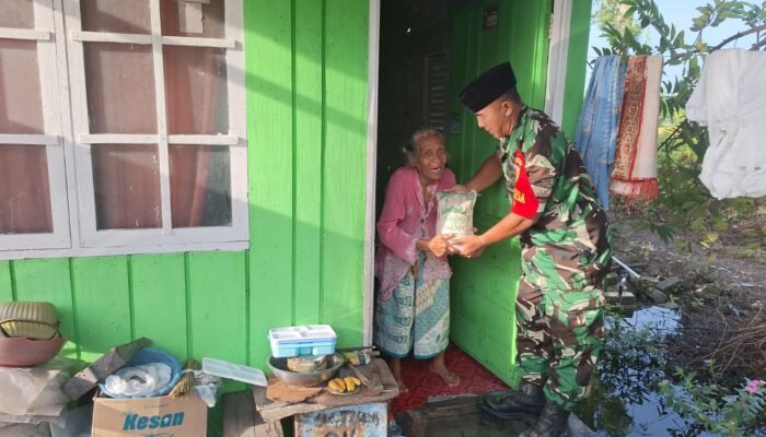 Sentuhan Ramadan, Kodim Lamongan Tebar Berkah Lewat Zakat Fitrah