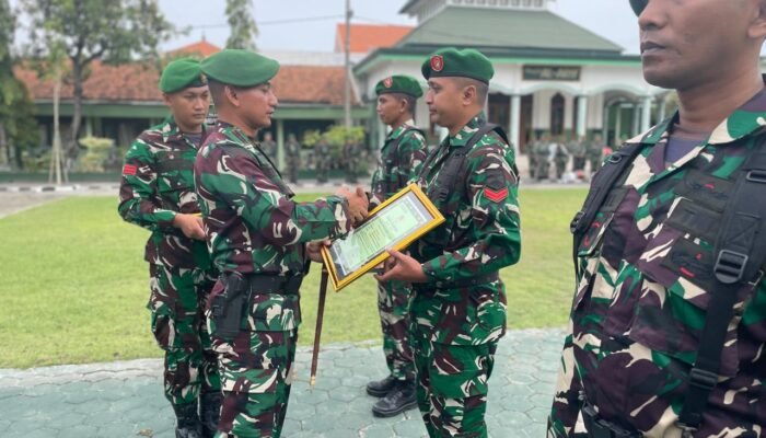 Kodim Lamongan Gelar Perpisahan Hangat untuk Lima Prajurit yang Bertugas di Tempat Baru
