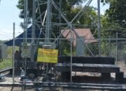 Tower Telekomunikasi di Desa Pesen, Kanor Masih Tersegel, Pekerja Terus Beraktivitas