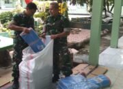 Kodim Lamongan Dengan Kemanusiaan Memberikan Bantuan Kepada Yang Terkena Musibah Gempa Bumi Dinegara Myanmar