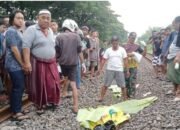 Motor Diperlintasan KA Tertabrak Kereta Api di Desa Warukulon, Pucuk Lamongan