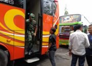 Dandim Lamongan Bersama Forkopimda Berangkatkan Pemudik Program Balik Gratis 2025