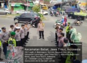 Gabungan TNI Polri Lamongan Perketat Pengamanan Jelang Arus Balik H+6 Lebaran idul Fitri 2025 Dititik Kemacetan