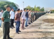 Semua Personil Makodim Lamongan Apel Luar Biasa Dan Halal BI Halal Setelah Melaksanakan Cuti Bersama