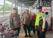 Berikan Rasa Aman dan Nyaman, Polsek Lamongan Kota Patroli Obyek Vital Siang Hari