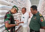 Dandim Lamongan Cek Gudang Bulog Pastikan Stok Beras Aman Dan Memenuhi Target Nasional