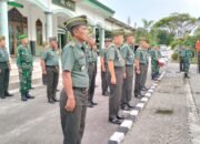 Dandim Lamongan Bacakan Amanat Panglima TNI Dalam Memimpin Upacara Bendera