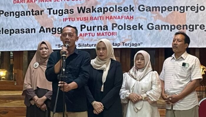 Kenal Pamit Kapolsek Gampengrejo, AKP Iwan Setyo Budhi : Semoga Silaturahmi Tetap Terjaga