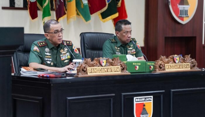 Kesiapan Jelang Pelaksanaan TMMD Ke-124 di Kodam V Brawijaya Telah Dipaparkan Oleh Dandim Lamongan