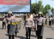 Jelang May Day 2025, Personel Polres Kediri Kota Latihan Dalmas
