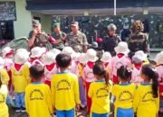 Mengenal Profesi TNI Sejak Dini :TK/RA Miftakhul Ulum Lamongan Kunjungi Markas Koramil Sumberrejo Bojonegoro