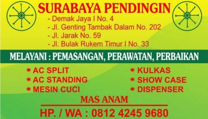 Tukang Servis AC Panggilan Surabaya