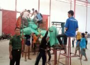 Dukung Swasembada Pangan, Babinsa Koramil Pucuk Gandeng Bulog Serap Gabah Petani