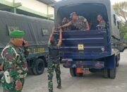 Semangat Pengabdian Tiga Matra, Dandim Lamongan Kukuhkan Satgas TMMD ke-124