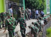 TNI Dan UNISLA Bersatu, Tanam Harapan Di Lahan Pertanian Lamongan