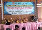 Satgas TMMD Ke- 124 KodIm Lamongan Gencarkan Penyuluhan Cegah Stunting, Wujud Nyata Kepedulian TNI