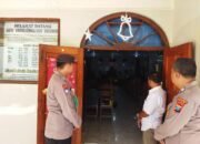 Polres Nganjuk Amankan Ibadah Minggu Umat Nasrani