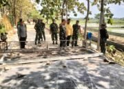 Dandim Lamongan Dampingi Kasdam V/Brawijaya Tinjau Progres TMMD ke-124