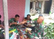 Hangatnya Kebersamaan: Satgas TMMD Ke-124 Kodim Lamongan Makan Siang Bersama Warga Desa Kebalankulon