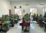 Persit KCK Cabang XXVII Dim 0812 Lamongan Gali Potensi Diri Lewat Pelatihan Kemandirian Bersama BLK Disnaker