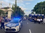 Iringi Langkah Suci: Polres Lamongan Kawal Keberangkatan Jamaah Haji Kloter 59 dan 60 Menuju Tanah Suci