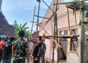 Gotong Royong Satgas TMMD Dan Warga Kebalankulon Wujudkan Rumah Impian Warga Kurang Mampu