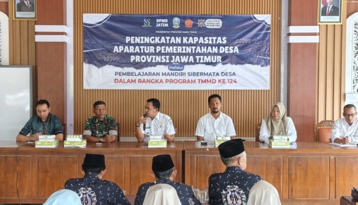 Sinergi Membangun Desa, TMMD 124 Kodim Lamongan Dan DPMD Jatim Gelar Pelatihan Aparatur Desa