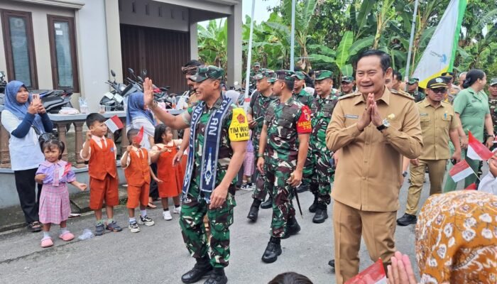 TMMD Ke-124 Kodim Lamongan Terima Kunjungan Tim Wasev Mabes TNI