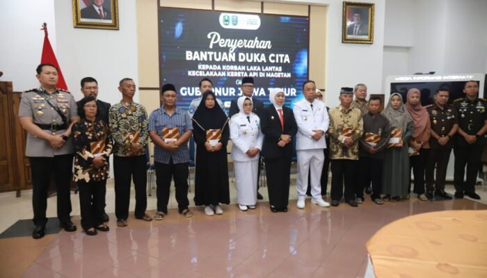 Gubernur Jatim Apresiasi Polres Magetan Respon Cepat Penanganan Laka Kereta Api