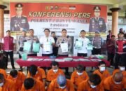 Polresta Banyuwangi Berhasil Ungkap Kasus Narkoba Sita 2 Kilogram Sabu
