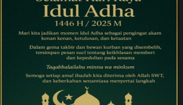 Amunisi News Ucapkan Selamat Hari Raya Idul Adha 1446/2025 M