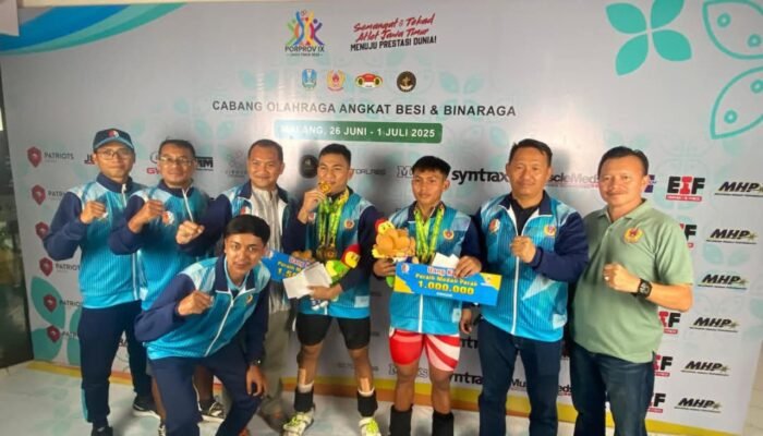 Angkat Besi Bojonegoro Meledak di Porprov Jatim 2025, 1 Emas 2 Perak 2 Perunggu Sekaligus