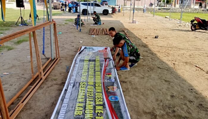 Menjelang Penutupan TMMD ke-124, Kodim 0812 Lamongan Tuntaskan Persiapan dengan Penuh Semangat