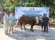 Idul Adha 1446 H, Polres Kediri Kota Satukan Kebersamaan Lewat Salat Idul Adha dan Kurban
