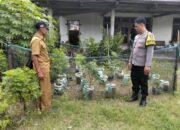 Wujudkan Ketahanan Pangan, Polsek Prambon Dukung Pemanfaatan Lahan Perkarangan
