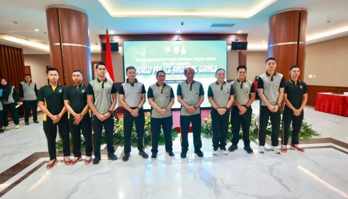 Kapolda Jatim Lepas 24 Personel Ikuti Kejuaraan Internasional World Police And Fire Games Open Tournament di Amerika Serikat
