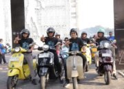Semarak Vespa Day 2025 Warnai Hari Jadi Lamongan ke-456, Kapolres Ajak Komunitas Jadi Pelopor Keselamatan