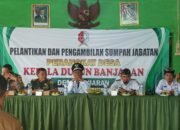 Kades Mundir Resmi Lantik Kasun Banjaran Boureno