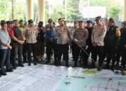 Apel Pergeseran Pasukan, Polres Nganjuk Siap Amankan Ribuan Peserta Pengesahan Warga Baru PSHT