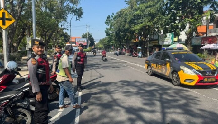 Polres Lamongan Gelar Patroli 3P Siang Hari, Antisipasi Kejahatan Jalanan Dan 3C